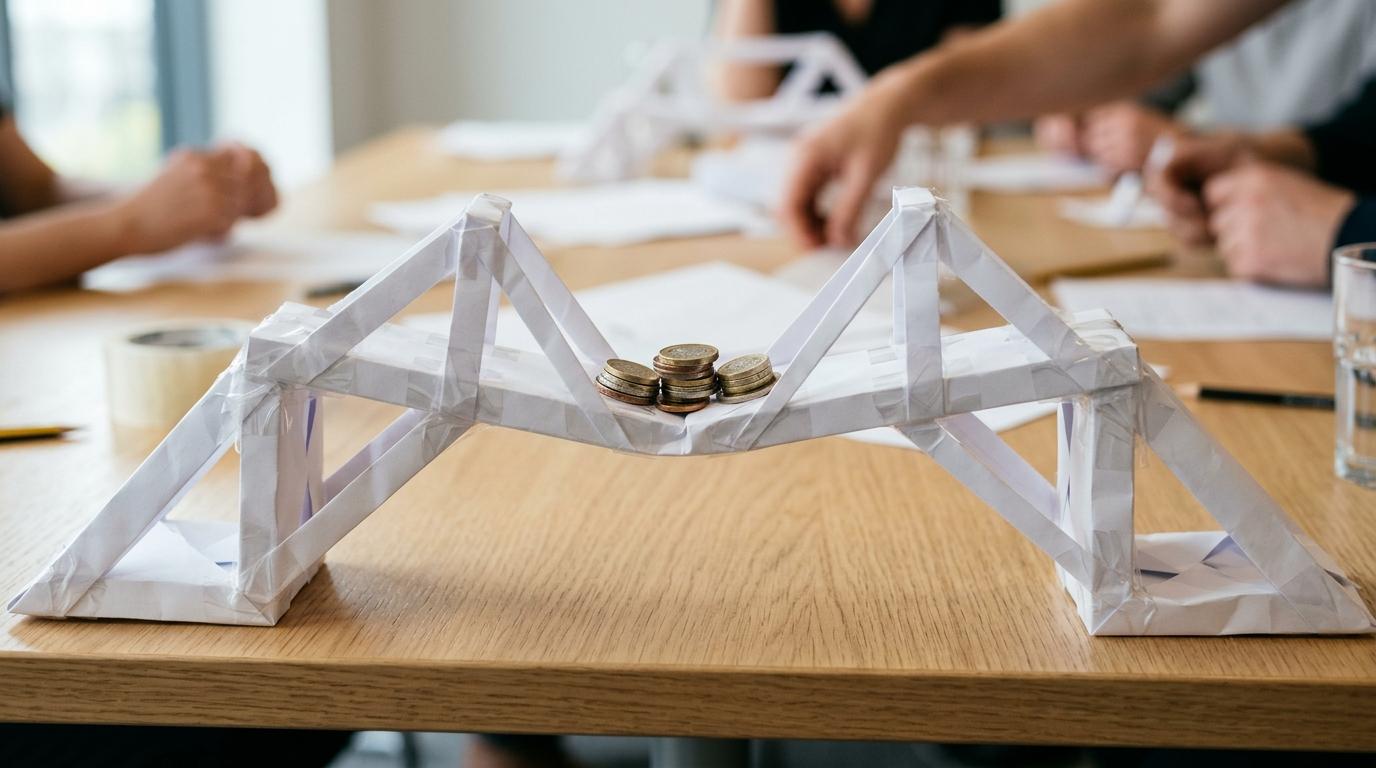 indendørs teambuilding på arbejdspladsen